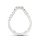 Anillo de plata 925 mate, sección cuadrada 2x2mm.