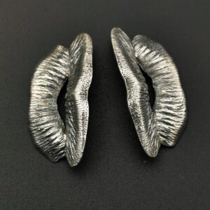 Besos pendientes. Plata 925. Largo 4cm.